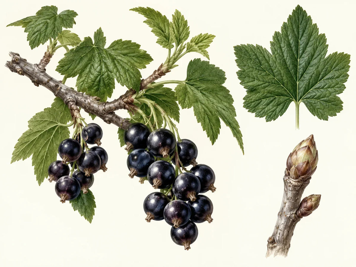 Johannisbeernote: Beeren, Knospen und Cassis