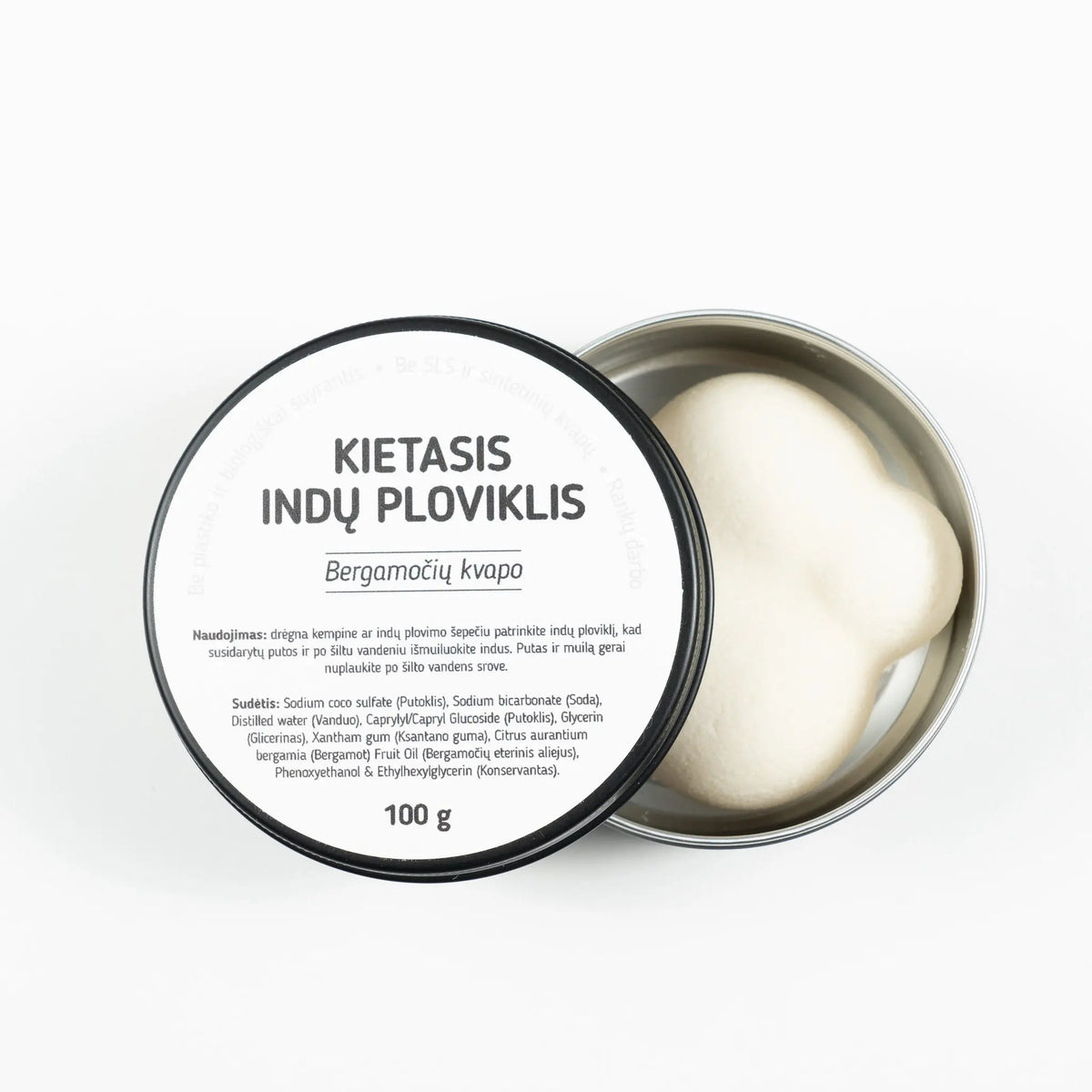 Kietasis indų ploviklis - Bergamotės, 100 g. - Bebrų Kosmetika