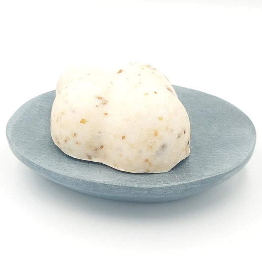 Tablett/Seifenschale aus Speckstein, oval