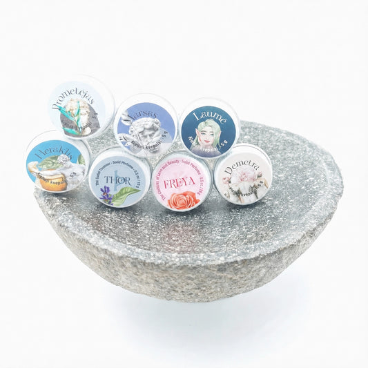 Seven Legends - 7 Mini Solid Perfume Gift Set | 7 x 5 g