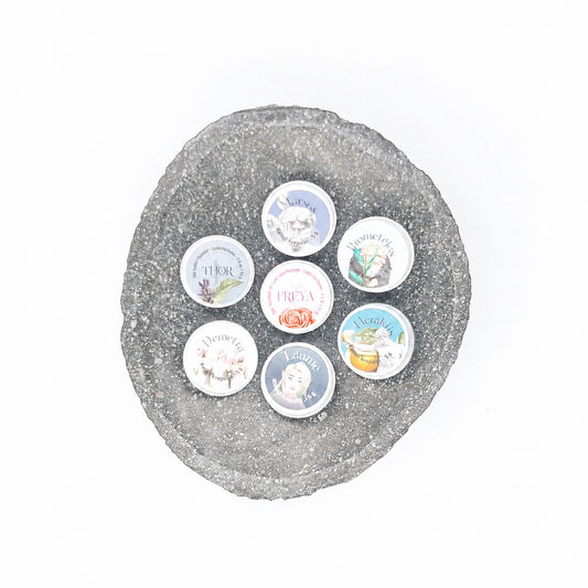 Seven Legends - 7 Mini Solid Perfume Gift Set | 7 x 5 g