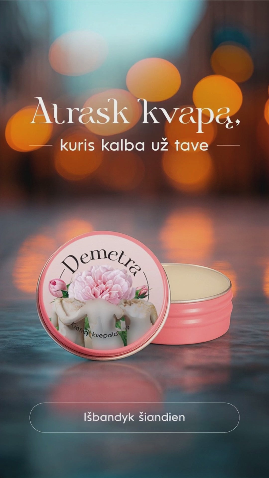 Demetra - Solid perfume, 15 g.