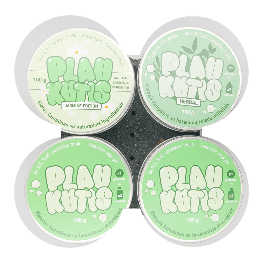 Hair Day Collection - 4 Solid Shampoo Gift Set | 4 x 100 g