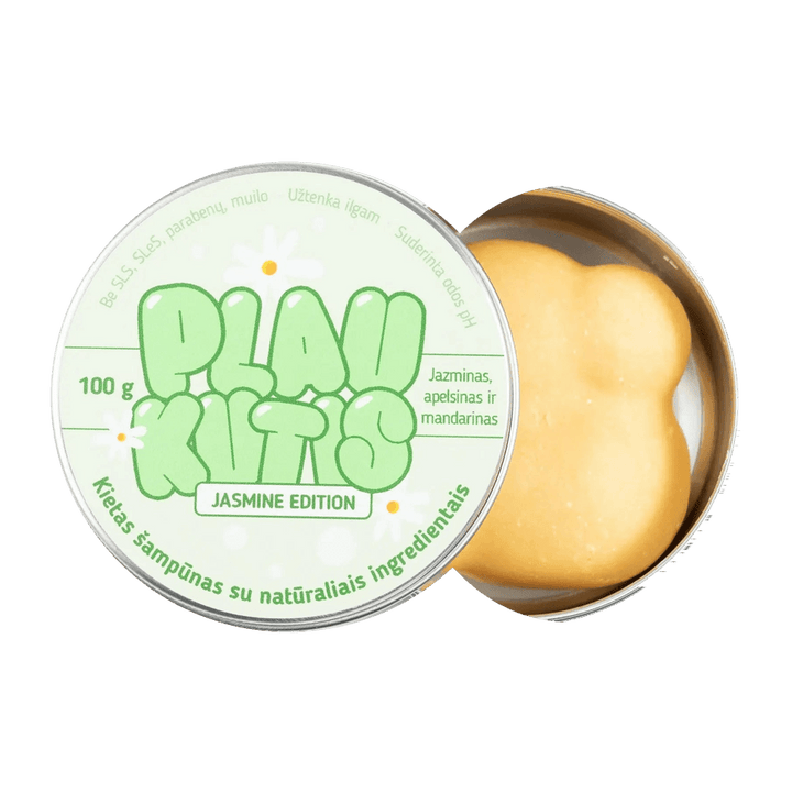 Plaukutis Jasmine - Jasmine, orange, tangerine | Solid shampoo, 100 g.