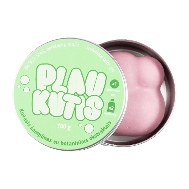 Plaukutis – Lavendel, Bergamotte, Patchouli, schwarzer Pfeffer | Festes Shampoo, 100 g.